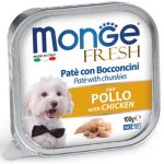 MONGE FRESH CANE POLLO 100GR