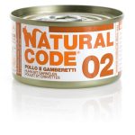 NATURAL CODE 02 POLLO E GAMBERETTI 85GR