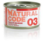 NATURAL CODE 03 POLLO E SALMONE 85GR