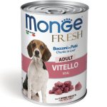 MONGE FRESH CANE ADULT VITELLO BOCCONI IN PATE' 400GR