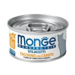 MONGE CAT SFILACCETTI MONOPROTEICI CAT TACCHINO E CAROTE 80GR