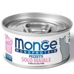 MONGE CAT SFILACCETTI MONOPTOREICI CAT MAIALE 80GR
