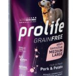 PROLIFE DOG GRAIN FREE ADULT PORK&POTATO MEDIUM/LARGE 400g