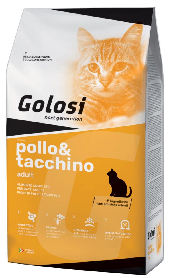 GOLOSI CAT POLLO E TACCHINO 7,5KG
