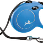 TRIXIE FLEXI NEW CLASSIC IN FETTUCCIA, M, 5M, BLU