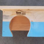 ZOLUX CASA LEGNO RETTANGOLARE S AZZURRA - "HOME COLOR"