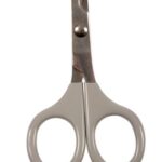 d LG CURVED NAIL SCISSORS GREY