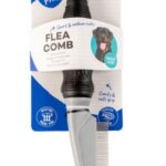 d LG FLEA COMB 68 PINS BLACK/GREY