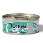 MONGE JELLY GATTO PEZZETTI TONNO E ALOE KITTEN 80GR