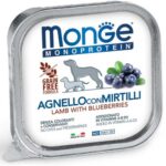 MONGE DOG MONOPROTEICO FRUTTA AGNELLO E MIRTILLI 150GR