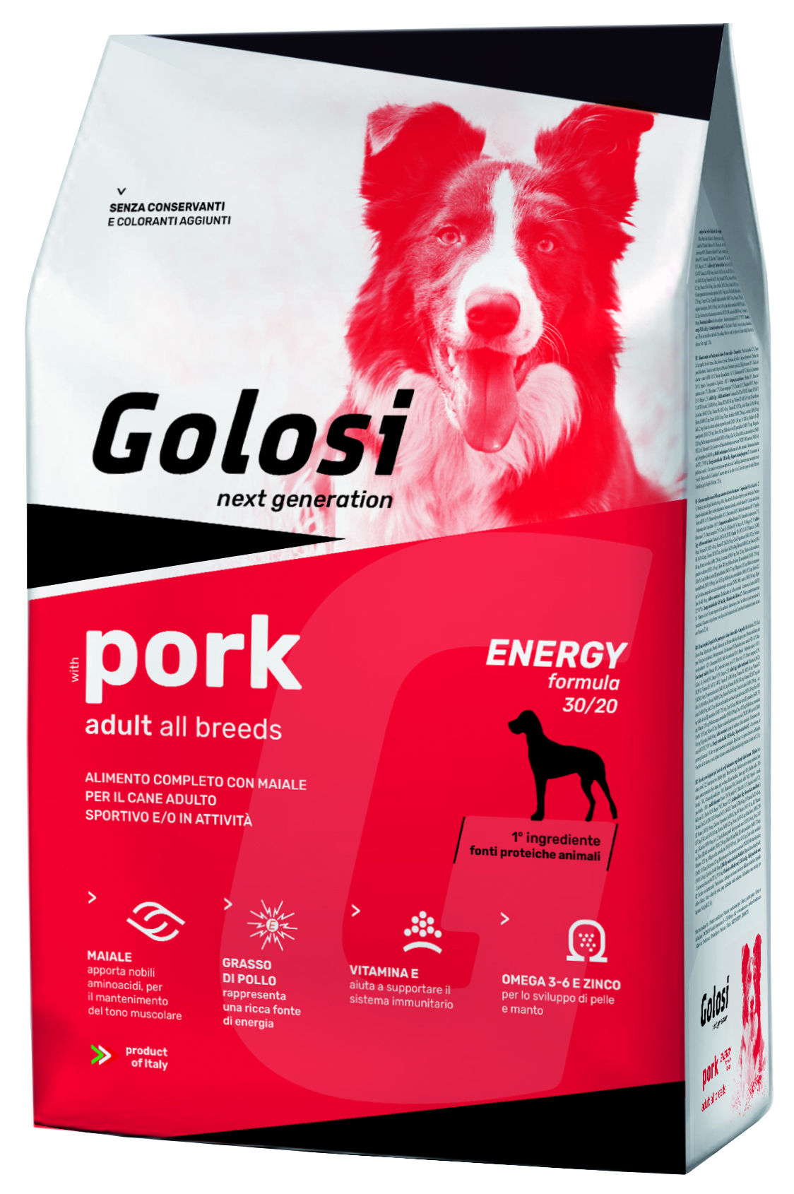 GOLOSI DOG PORK ENERGY 30/20 12 KG