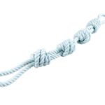 d LG FLOSSY DOUBLE ROPE WITH 4KNOTS 74CM-500G BLUE
