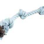 d LG FLOSSY ROPE WITH 3 KNOTS52CM-300G BLUE