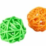 d LG MULTI VINES BALLS 4ST - S- 3X3X3CM MULTICOLOUR