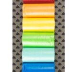 d LG POO BAGS RAINBOW 8X20ST -32X19CM MULTICOLOUR