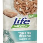LIFE CAT BUSTE TONNO CON MERLUZZO 70GR