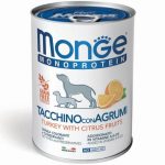 MONGE DOG MONOPROTEICO FRUTTA TACCHINO E AGRUMI 400GR