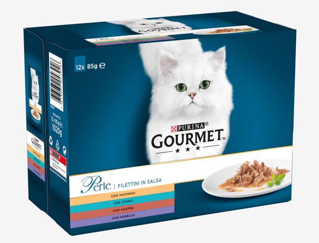 PURINA GOURMET PERLE FILETTI IN SALSA 4X85GR
