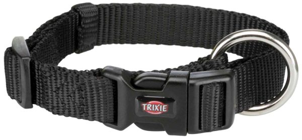 TRIXIE PREMIUM COLLARE M-L 35-55CM / 20MM NERO