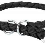 TRIXIE CAVO COLLARE SEMISTRANGOLO L-XL, 52-60CM, DIAMETRO 18MM, NERO