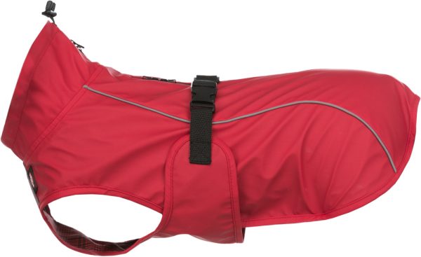 TRIXIE IMPERMEABILE VIMY, L, 55CM, ROSSO