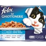 PURINA FELIX MULTIPACK BUSTE 2 SALMONE+2 TONNO 4x85GR