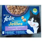 PURINA FELIX MULTIPACK "SELEZIONI SAPORITE" IN GELATINA MANZO CON POMODORO, POLLO CON CAROTE, TROTA CON SPINACI E SALMONE CON GAMBERETTI 10X85GR