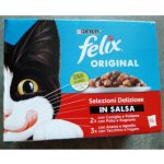 PURINA FELIX MULTIPACK SELEZIONI DI CARNE IN SALSA 10X85GR
