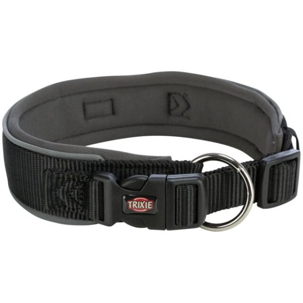 TRIXIE PREMIUM COLLARE ALTO IMBOTTITO L 46-55CM/50MM NERO