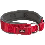 TRIXIE PREMIUM COLLARE ALTO IMBOTTITO M-L 40-48CM/40MM ROSSO