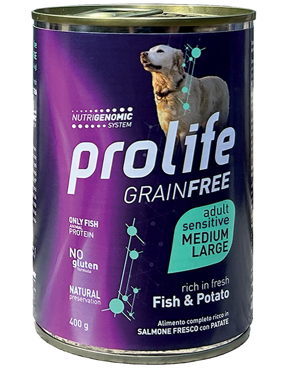 PROLIFE DOG GRAIN FREE FISH & POTATO 400GR