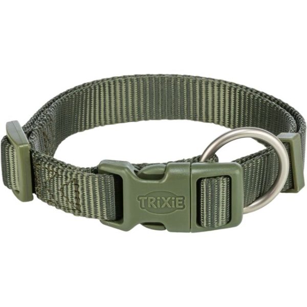 TRIXIE PREMIUM COLLARE L-XL 40-65CM / 25MM OLIVA