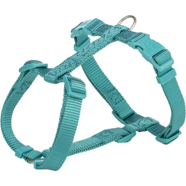 TRIXIE PREMIUM PETTORINA AD H TG.XXS-XS, 20-32CM/10MM COLORE AQUA