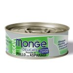MONGE CAT DELICATE POLLO CON ASPARAGI 80GR