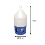 CONTRO FRATELLI ABBEVERATOIO SIFONE COLOMBI 5LT CON ANELLO