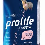 PROLIFE DOG STERILISED SENS. PORK&RICE MEDIUM/LARGE 12KG