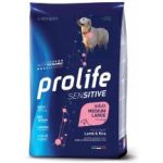 PROLIFE DOG SENSITIVE ADULT LAMB&RICE MEDIUM/LARGE 2,5 KG