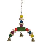 HAPPY PET JINGLER WOOD BIRD TOY