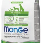 MONGE ALL BREEDS DOG ADULT CONIGLIO, RISO E PATATE 2,5KG