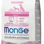 MONGE ALL BREEDS DOG ADULT MAIALE, RISO E PATATE 12KG