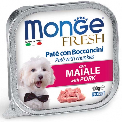 MONGE FRESH CANE MAIALE 100GR
