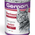 MONGE GEMON CAT ADULT STERILIZZATO  MANZO 415GR