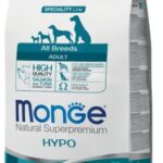 MONGE ALL BREEDS DOG HYPOALLERGENIC SALMONE E TONNO 2,5KG