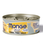 MONGE JELLY GATTO TRANCETTI DI TONNO A PINNE GIALLE 80GR