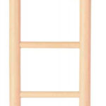 TRIXIE SCALETTA IN LEGNO, 8 PIOLI, 36CM