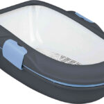 TRIXIE CASSETTA IGIENICA BERTO 39x22x59CM COLORE GRIGIO/BLU/GRIGIO