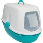 TRIXIE CASSETTA IGIENICA BERTO TOP 39x42x59CM COLORE AZZURRO/GRIGIO