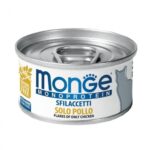 MONGE CAT SFILACCETTI MONOPROTEICI CAT SOLO POLLO 80GR