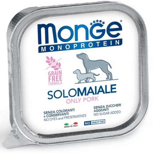 MONGE DOG MONOPROTEICO 100% MAIALE 150GR