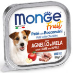 MONGE FRUIT DOG PATE' E BOCCONCINI AGNELLO E MELA 100GR